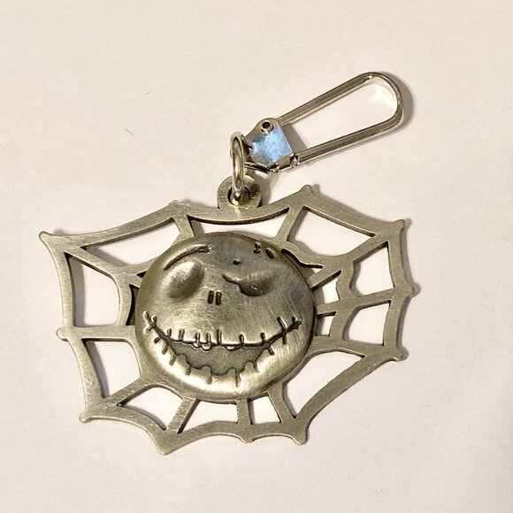 Vtg Disney Jack Skellington Zipper Pull Purse Charm Nightmare Before Christmas - Picture 3 of 9